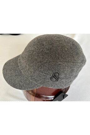 کلاه طوسی مردانه پشمی Soocap - کد 900625384