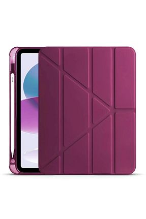 کیف تبلت بنفش Samsung Uyumlu Nezih Case - کد 349992307