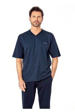 ست لباس راحتی فیروزه ای مردانه Mix Pierre Cardin - کد 902772103