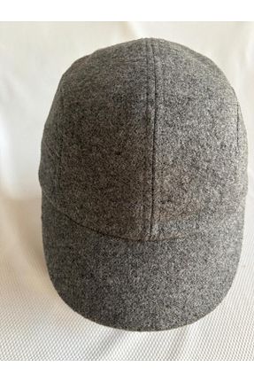 کلاه طوسی مردانه پشمی Soocap - کد 900625384