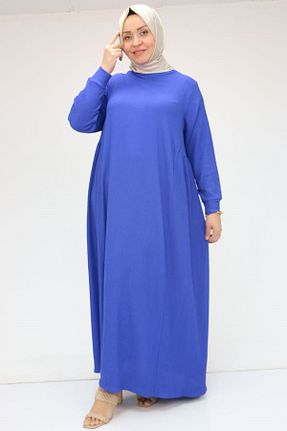 لباس سایز بزرگ سرمه ای زنانه Bürümcük Eslina - کد 902789427