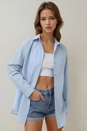 پیراهن آبی زنانه Relaxed Hiccup - کد 902789792