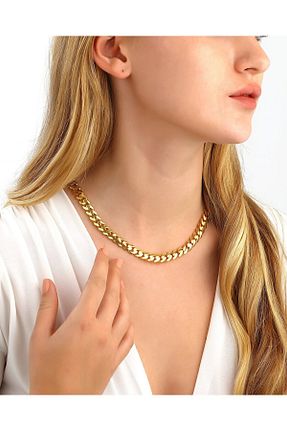 گردنبند نقره طلائی زنانه 925 عیار MEKS PRIVE - کد 902788665