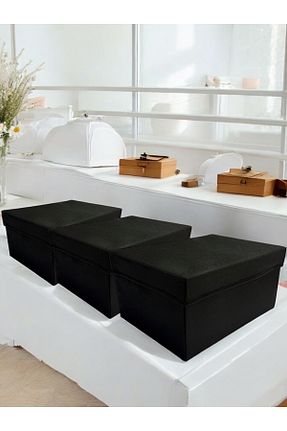 جعبه نگداری مشکی پارچه Balkan Room - کد 902803920