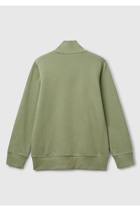 سوئیشرت خاکی بچه گانه چاپی United Colors of Benetton - کد 902805465
