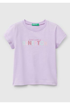 تیشرت بنفش بچه گانه رگولار United Colors of Benetton - کد 904063883