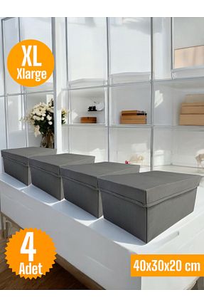 جعبه نگداری طوسی پارچه Balkan Room - کد 902805178
