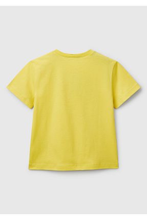 تیشرت زرد بچه گانه رگولار United Colors of Benetton - کد 902804855