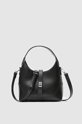 کیف پستچی مشکی زنانه چرم مصنوعی Shule Bags - کد 904073423