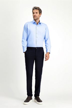 پیراهن سرمه ای مردانه رگولار Kiğılı - کد 890162347