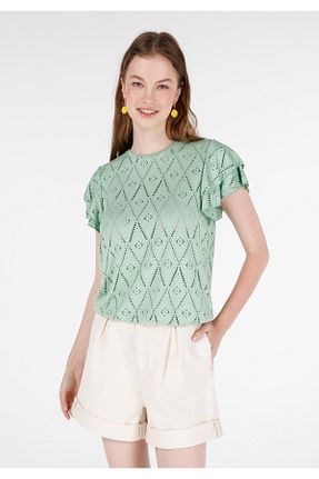 تیشرت سبز زنانه رگولار Colin’s - کد 834250161