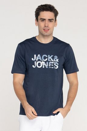 تیشرت سرمه ای زنانه رگولار Jack & Jones - کد 833282736