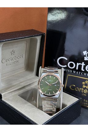 ساعت مچی طوسی مردانه 40 میلی متر cortebert - کد 902820288