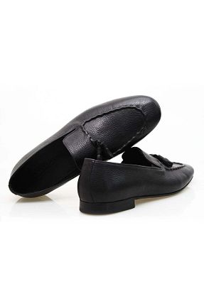 کفش کلاسیک مشکی مردانه چرم خالص Butik - کد 902841116