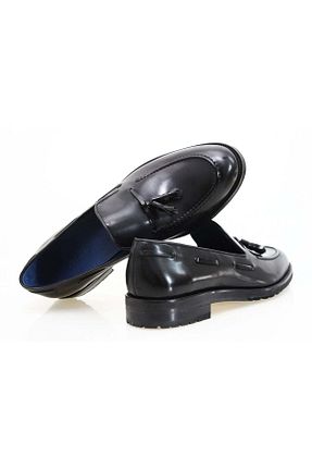 کفش کلاسیک مشکی مردانه چرم خالص Butik - کد 902840894