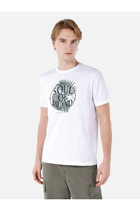تیشرت سفید مردانه رگولار Colin’s - کد 853900959