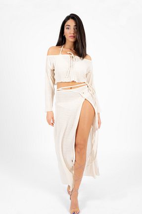 رویه بیکینی نباتی زنانه پنبه ای Ave Eva - کد 902837521