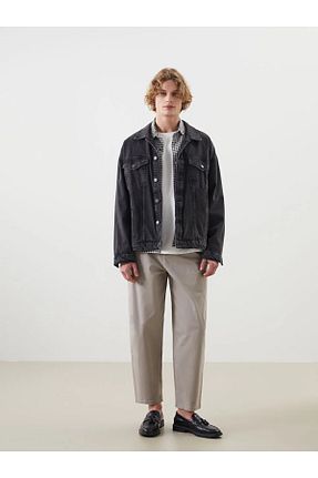شلوار بژ مردانه پنبه ای LC Waikiki - کد 902850004