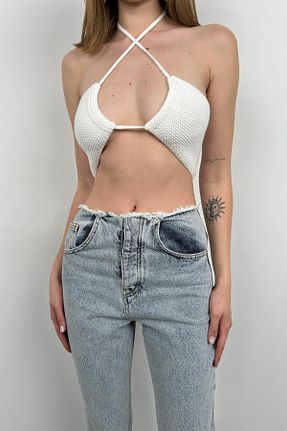 شلوار جین آبی زنانه پاچه لوله تفنگی Maxi modena - کد 902855915
