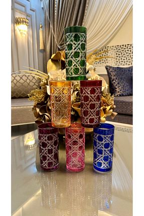 لیوان رنگی شیشه Vakıf home - کد 902859031