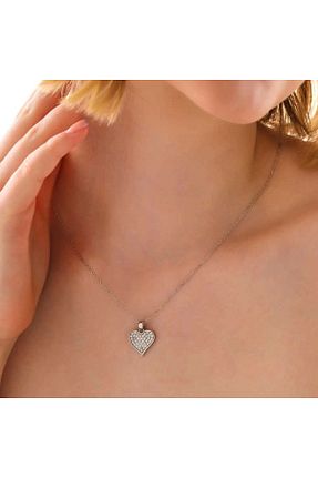 گردنبند نقره بژ زنانه 925 عیار Gumush - کد 787807838