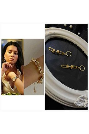 دستبند استیل (فولاد) زرد زنانه استیل (فولاد) TERE STYLE - کد 904100267