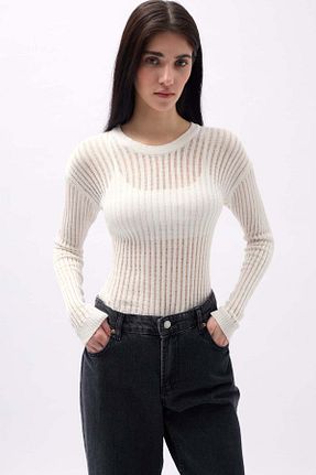 بلوز نباتی زنانه بافت دار Maxi modena - کد 902865884