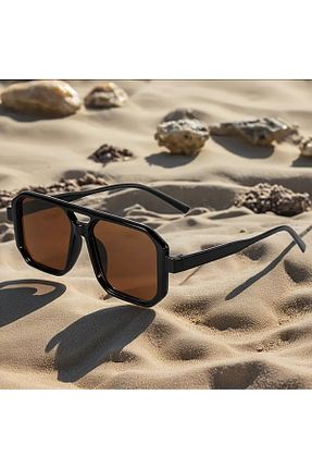 عینک آفتابی قهوه ای زنانه 40 glasses accessory - کد 902868406
