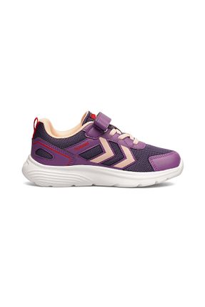 کفش اسنیکر بنفش بچه گانه بند دار hummel - کد 123164704
