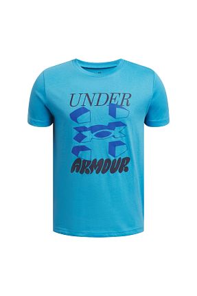 تیشرت آبی بچه گانه رگولار Under Armour - کد 897615349
