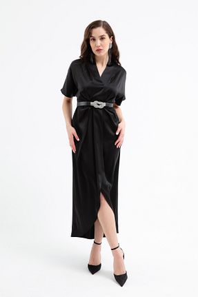 لباس مشکی زنانه دو سینه Lafaba - کد 902933306