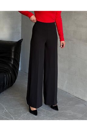 شلوار مشکی زنانه لیکرا TrendParis - کد 902950874