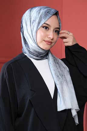 شال سرمه ای زنانه پنبه پلی استر AFVENTE - کد 211987031