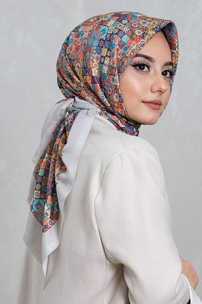 روسری آبی پنبه ای AFVENTE - کد 101416617