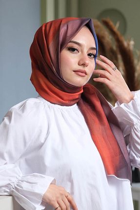 شال نارنجی زنانه پنبه پلی استر AFVENTE - کد 89857972