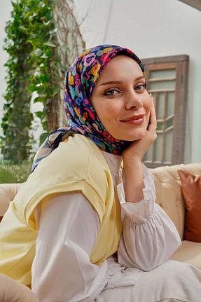 روسری بنفش پنبه پلی استر AFVENTE - کد 815842506