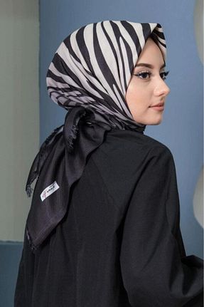 روسری خاکی پنبه ای AFVENTE - کد 218288541