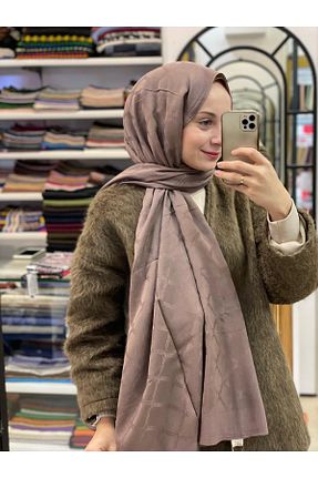 شال طلائی زنانه پنبه پلی استر Pierre Cardin - کد 902972943
