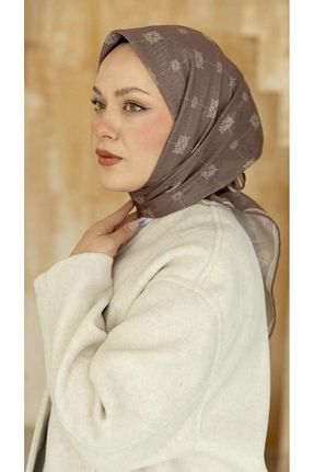 روسری بژ %100 پنبه locella - کد 902998746
