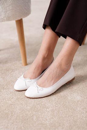 بابت سفید زنانه چرم مصنوعی öz se shoes - کد 843557546