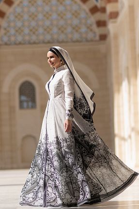 لباس حجاب مشکی رگولار Muslima Wear - کد 902976584