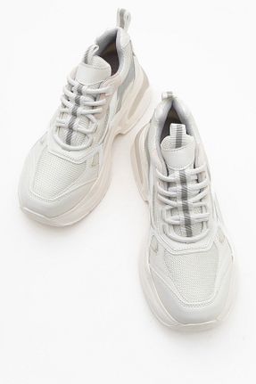 کفش اسنیکر سفید زنانه بند دار luvishoes - کد 902991724