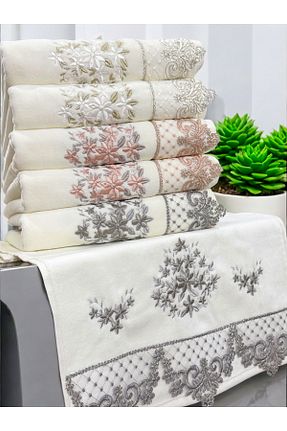 حوله بژ مخمل AYHANHOME - کد 902979705