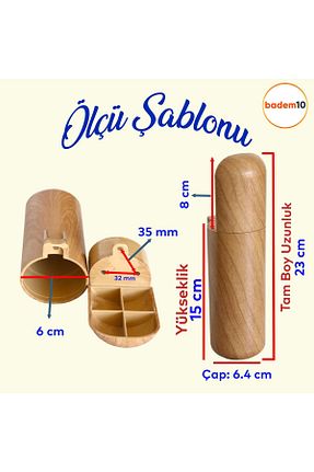 پایه مبل قهوه ای Badem10 - کد 903005841
