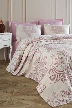 پیکه و ست پیکه تکنفره صورتی پنبه ای Enlora Home - کد 904171896
