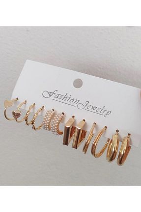 گوشواره استیل (فولاد) متالیک استیل (فولاد) FASHİON JEWELRY - کد 903042818