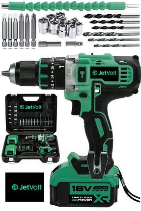 پیچ گوشتی شارژی JetVolt - کد 903070192