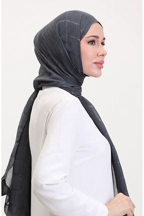 روسری طوسی 70 * 180 sefamerve - کد 903175384