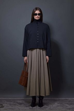 پیراهن مشکی زنانه رگولار Tailors Room - کد 903184050