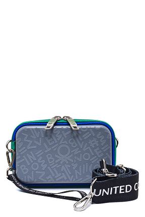 کیف پورتفوی و کلاچ طوسی زنانه United Colors of Benetton - کد 816928801
